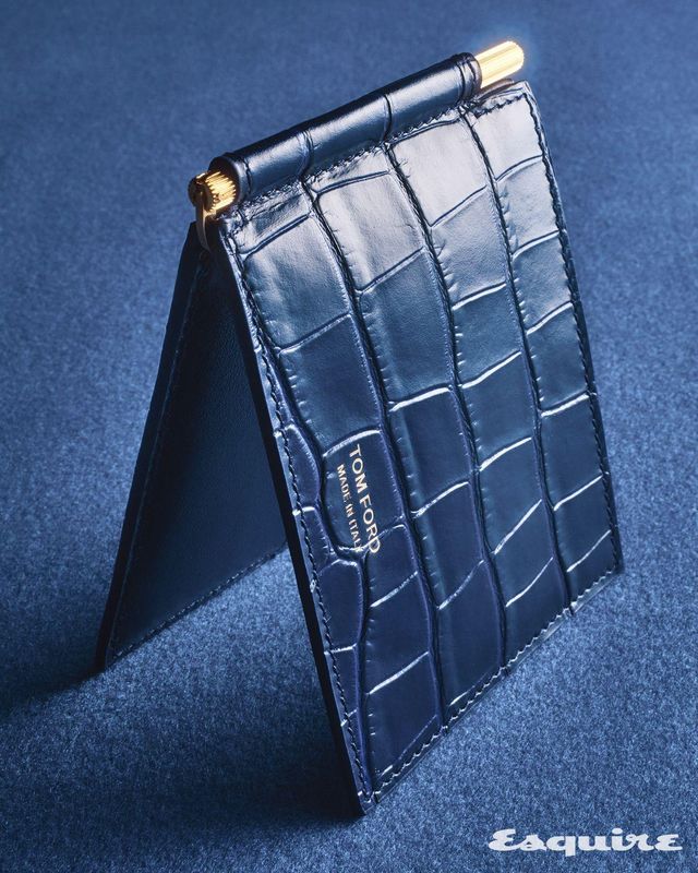 T 라인 스탬프드 크로커다일 머니 클립 86만원 톰 포드.