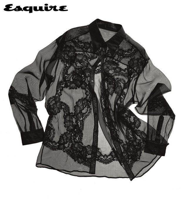 레이스 인서트 오버사이즈 오간자 셔츠 540만원 돌체앤가바나.