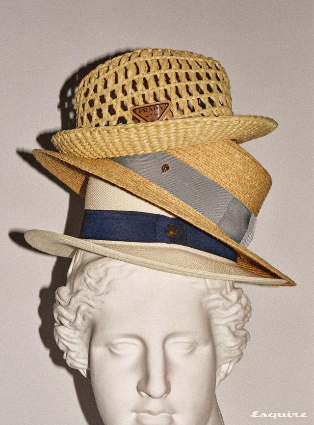  (위에서부터) 베이지 크로셰 해트 가격 미정 프라다. 라피아 브레이드 그레이시 해트 46만원 헬렌카민스키. 화이트 파나마 해트 13만5000원 에콴디노. 