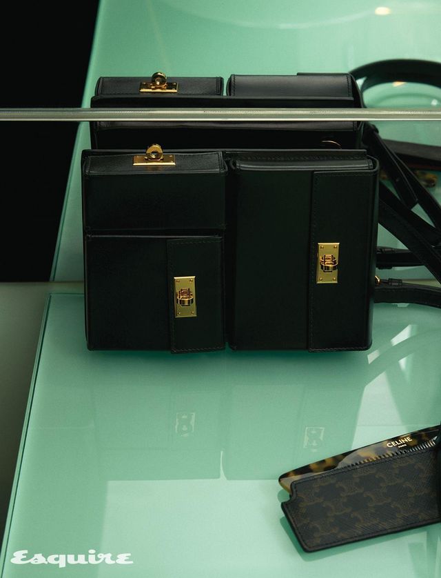 카프스킨 켈리 투 고 파우치 백 가격 미정 에르메스. 트리옹프 캔버스 헤어 빗 & 케이스 27만원 셀린느. 