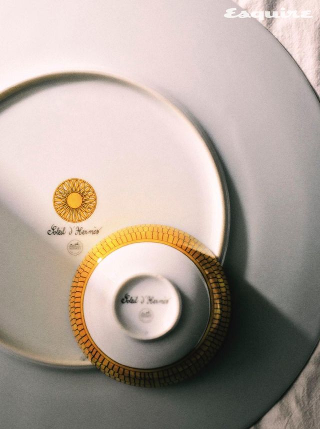 디저트 플레이트, 스몰 볼 모두 에르메스 솔레이 데르메스.