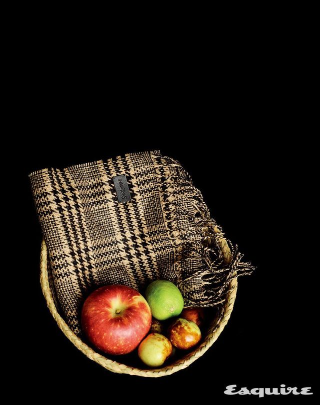 실크 & 캐시미어 스카프 가격 미정 생 로랑 by 안토니 바카렐로. 