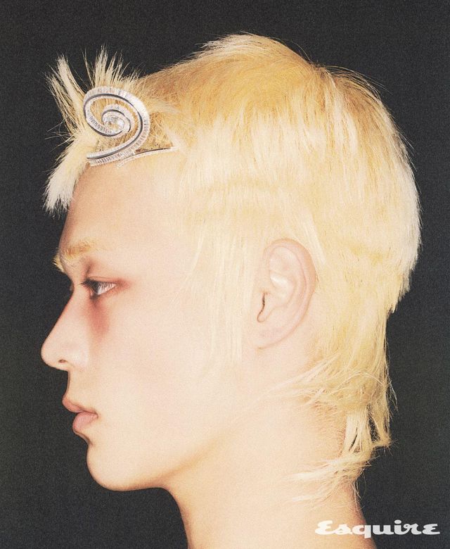 크리스털로 장식한 아리아나 그란데 x 스와로브스키 헤어핀 60만원대 스와로브스키.