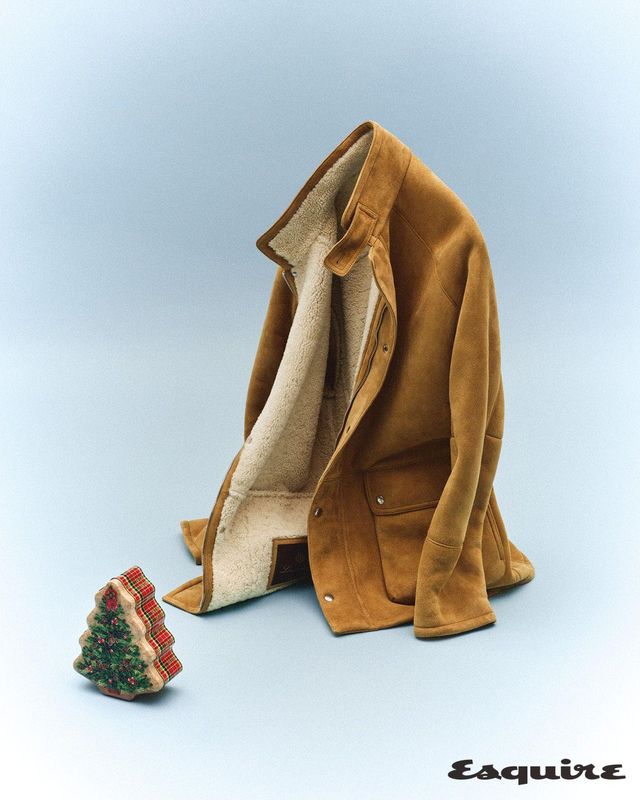 스웨이드 시어링 카코트 가격 미정 로로피아나.