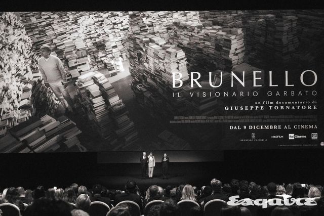 로마 치네치타에서 상영한 다큐멘터리 영화, '브루넬로: 더 그레이셔스 비저너리'.
