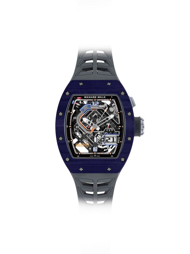 RM 30-01 다크 블루 쿼츠 TPT® 모델의 정면/ 출처 : 브랜드 제공