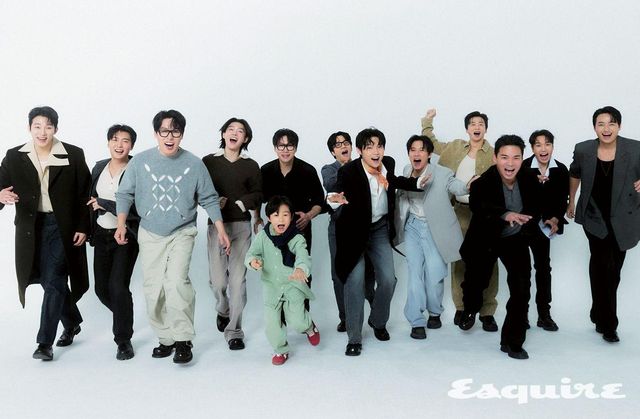 (왼쪽부터) 홍성호, 손빈아, 임찬, 김용빈, 유지우, 춘길, 박지후, 최재명, 추혁진, 남궁진, 천록담, 강훈, 이지훈.