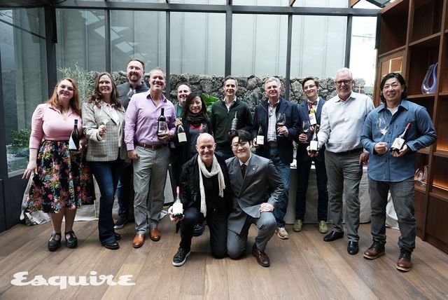 산타 바바라 와인 x 정식스페이스 페어링 이벤트에 참여한 와인 생산자들과 정식당 김민준 소믈리에.