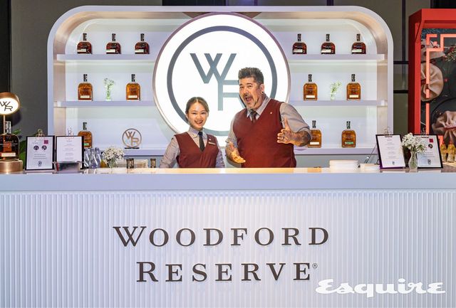  행사장에서 운영된 ‘우드포드 리저브’ 칵테일 바 부스.