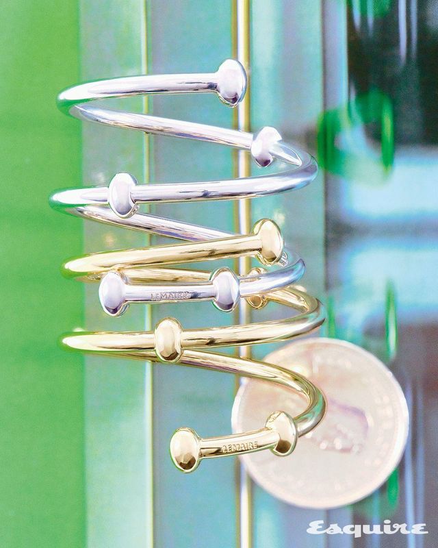 브라스 크루아상 스파이럴 주얼리 모두 가격 미정 르메르.