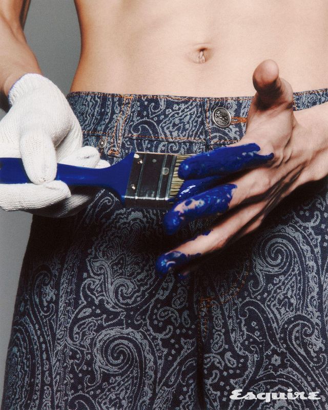 페이즐리 모티브 데님 팬츠 121만원 에트로.