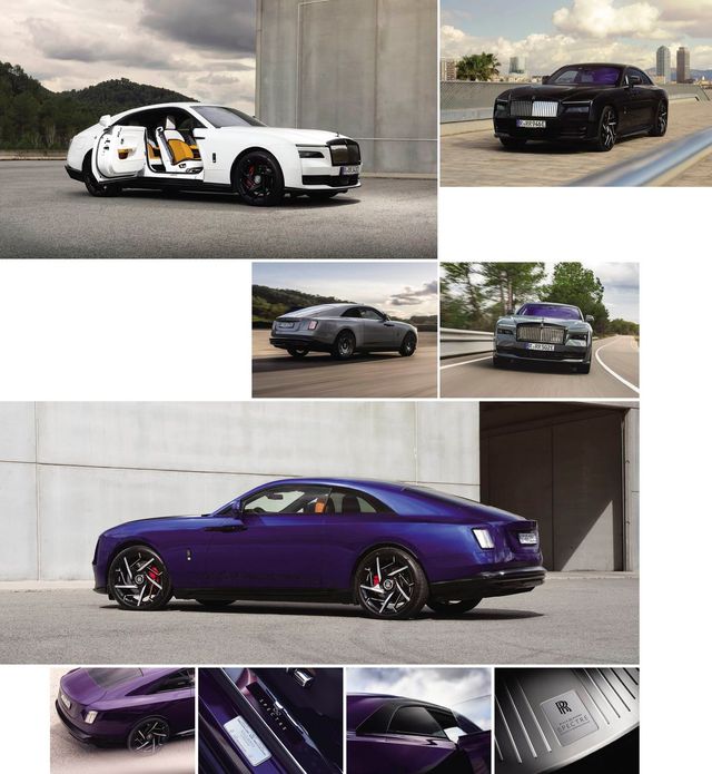 블랙 배지 스펙터는 4만4000가지의 롤스로이스 비스포크 컬러 팔레트에서 색상을 고르고 조합할 수 있다. 그 외에도 비스포크 디자이너와 협업해 자신만의 독점적인 컬러를 만들어 사용할 수도 있다. 세상에 존재하는 어떤 컬러든 고를 수 있다는 얘기다.