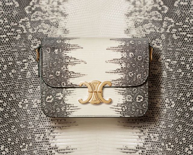 틴 트리옹프 백 - 리자드(내추럴)