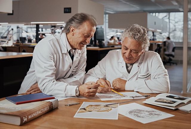 마스터 워치메이커 미셸 나바스와 엔리코 바르바시니.