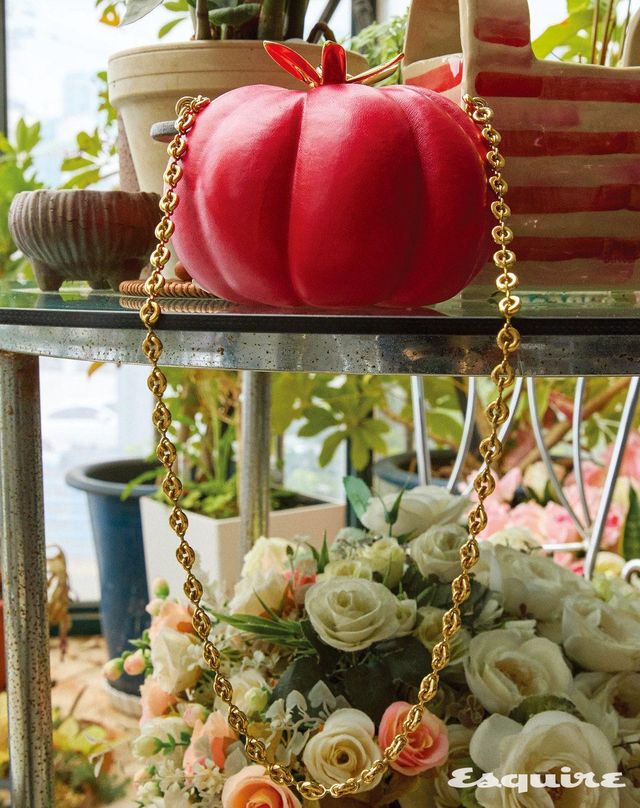 램스킨 토마토 클러치 490만원 로에베.