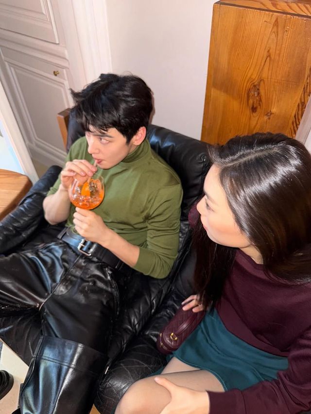 차은우, 김도연/ 출처 셀럽 SNS