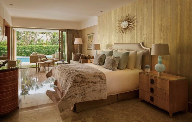 프라이빗 풀을 갖춘 로얄 스위트룸. 