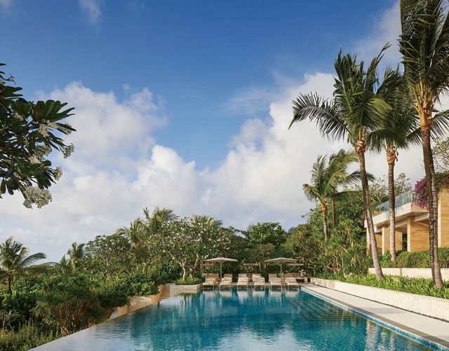 물리아 빌라 단지에 위치한 아쿠아 풀. 