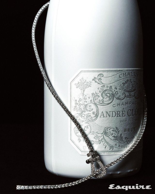 화이트 골드에 다이아몬드를 촘촘히 세팅한 포스텐 네크리스 가격 미정 프레드.