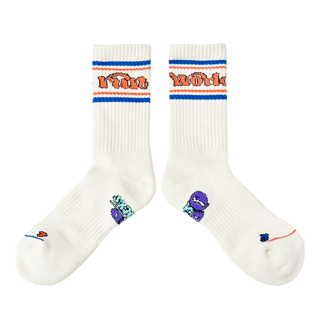 오드삭스 후런더월드 러닝크루 삭스