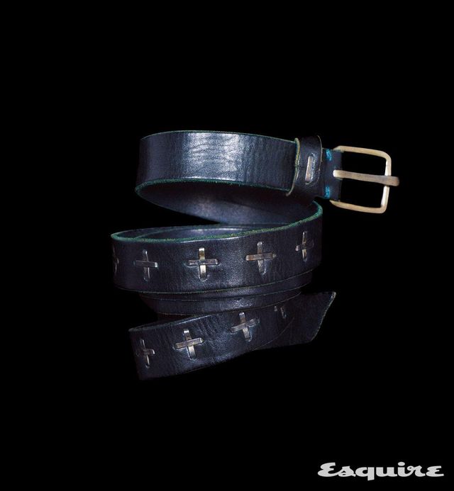 크로스 스터드 Q 버클 메드 벨트 엠에이크로스. 