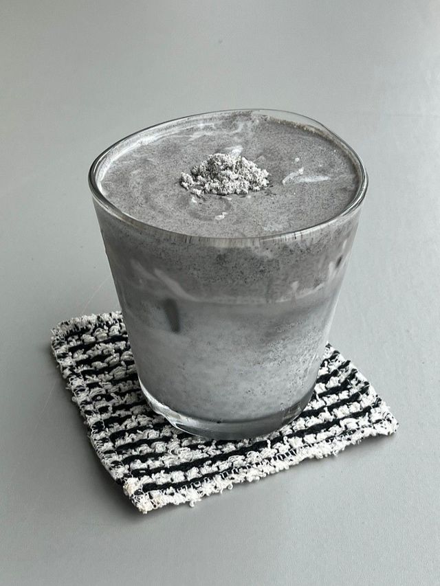 네이버지도 업체 등록/ 쫀득하면서도 몽글몽글한 코페드팔레츠 흑임자 라떼