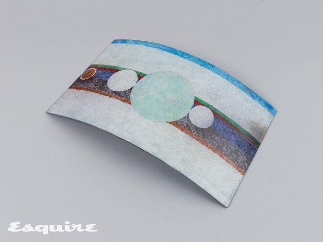 'Banded Bridge', 2025, Hand patinated waxed bronze, 48.8 x 29.5 x 7 cm.