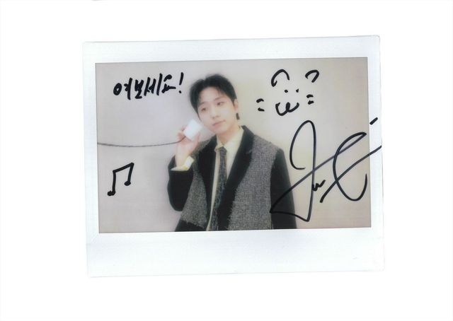 엑스디너리 히어로즈 건일 사인 폴라로이드