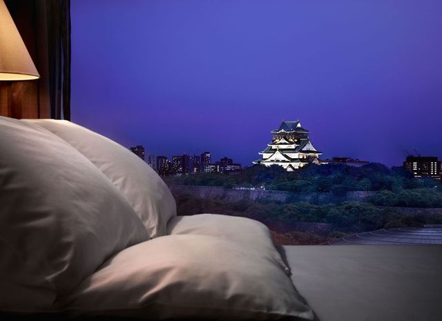 호텔 뉴 오타니 오사카 룸에서 보이는 오사카성의 야경 모습. / 이미지 출처: 호텔 뉴 오타니 오사카