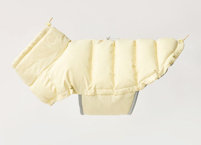 복부를 감싸는 옷들이 반려견 체온 유지에 유리하다. 아이캔더의 '써모3'