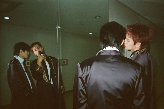 단독 콘서트 '비범 : BE 범' 백스테이지에서, 82MAJOR 윤예찬과 조성일