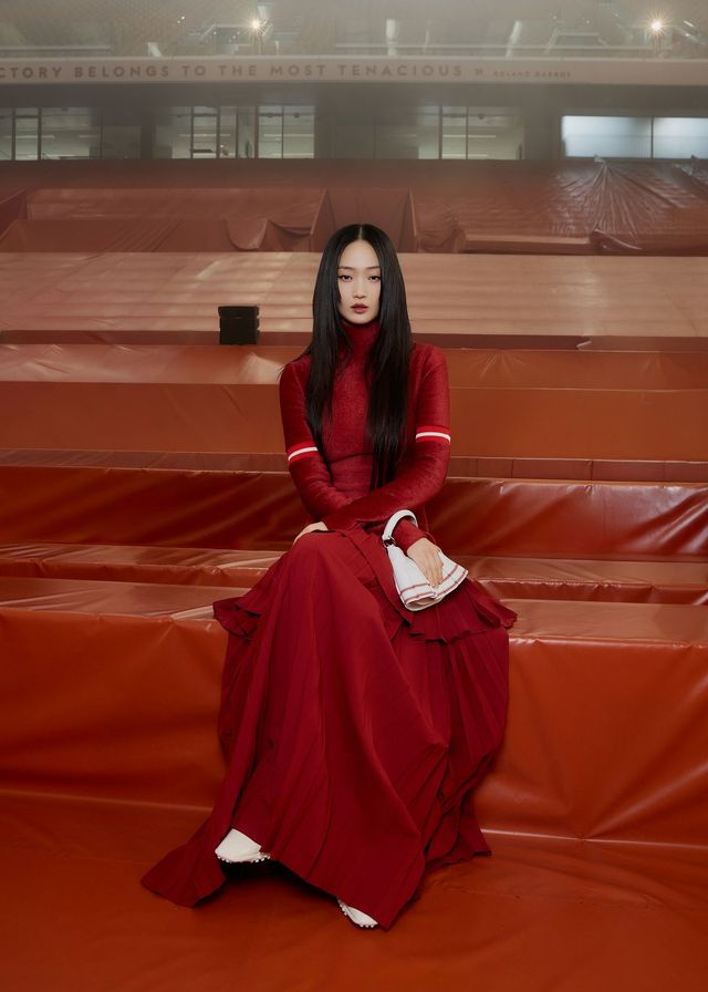 라코스테 쇼에 참석한 모델 신현지 / 이미지 출처: 라코스테