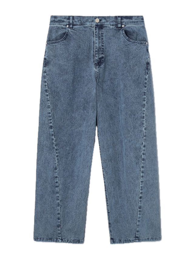 와이드 커브드 데님