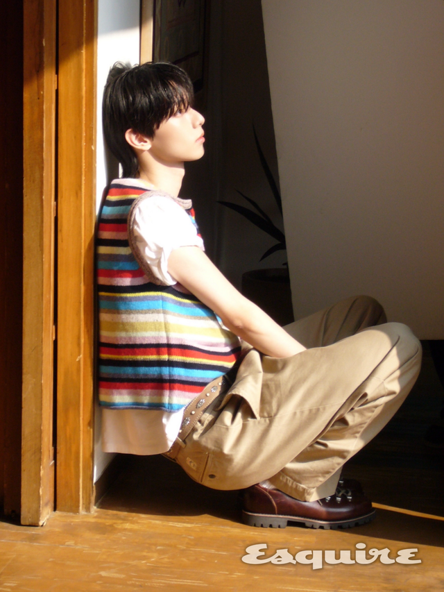 데뷔 이후 다시 만난 에스콰이어와 인터뷰를 진행한 립우