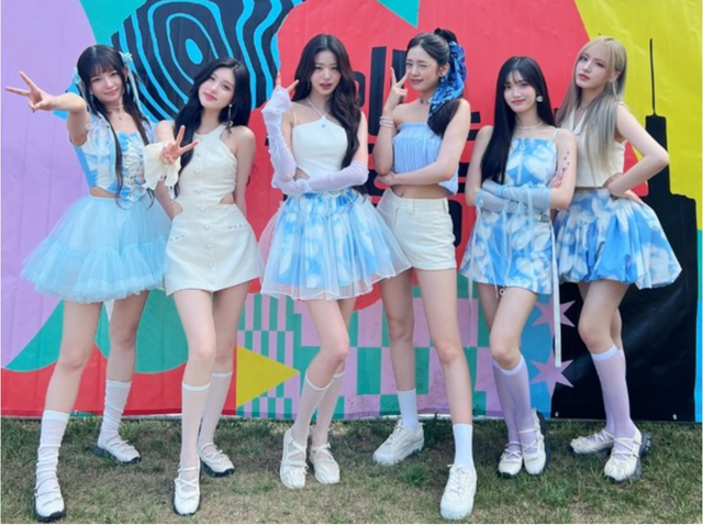 2024년 롤라팔루자 시카고에 첫 무대를 선보인 아이브 / 이미지 출처: 롤라팔루자 @lollapalooza