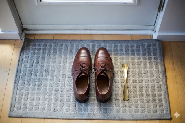 운이 오가는 통로인 현관은 깨끗하게 비워둘 것. / 이미지 출처: Nano Banana