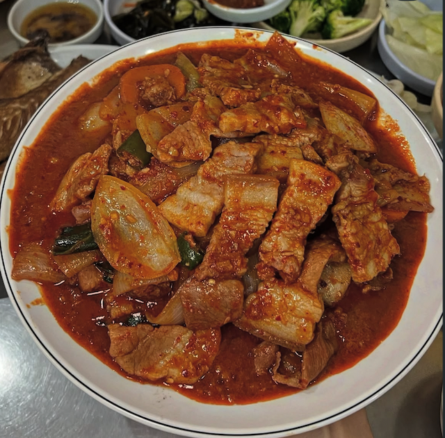 세월마차 메뉴 중 특히 성시경이 추천한 제육볶음 / 이미지 출처: 인스타그램 @mostasty