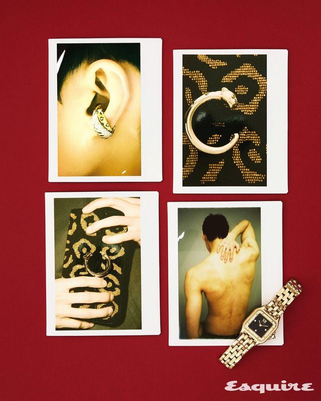 트리니티 싱글 이어링, 팬더 C 드 까르띠에 백, 팬더 드 까르띠에 스몰 워치.