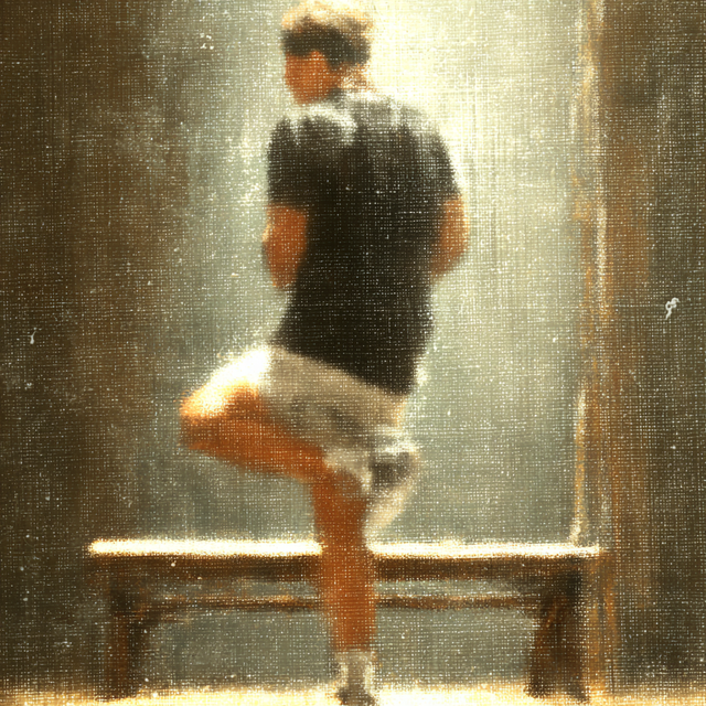 러닝 후 휴식 / 이미지 출처 : 필자 이미지, 미드저니 AI제작