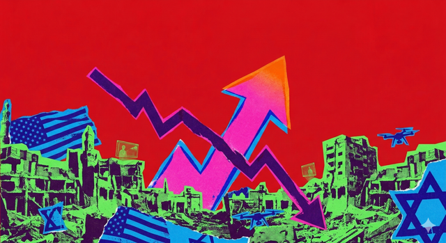 이란과 이스라엘, 미국의 외교문제로 오늘날 코스피 하락 문제를 맞닥뜨렸다. / 출처: 제미나이 나노바나나