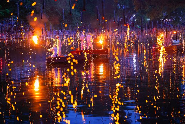 무진정 영송루 다리 위에서 바라보는 풍경이 특히 아름답다. / 출처: 함안군청