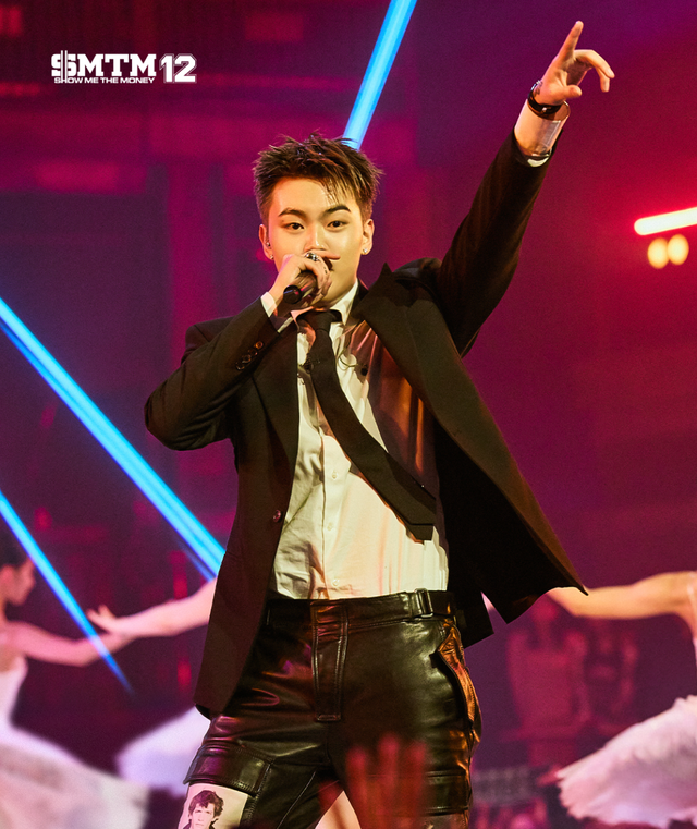 권오선 무대 착장 / 이미지 출처: 인스타그램@mnet_hiphop