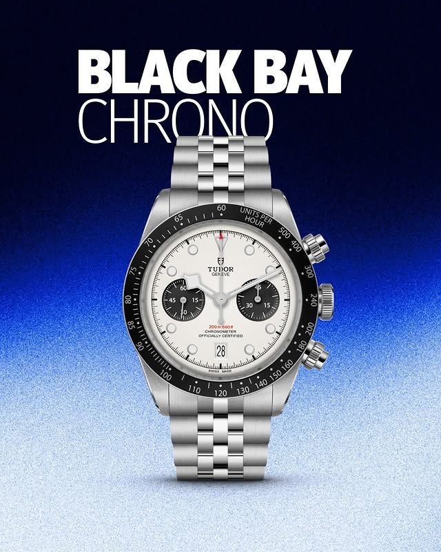 튜더의 '블랙 베이 크로노' 워치를 착용한 리암 로슨. / 이미지 출처: 인스타그램 @tudorwatch @visacashapprb