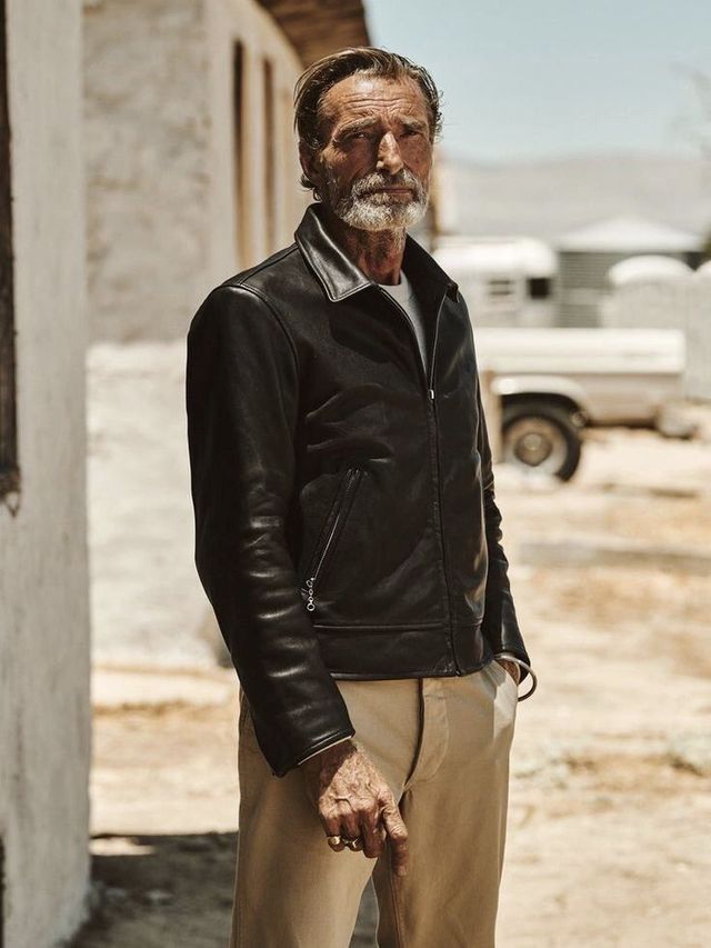 램스킨 레더 자켓 아웃핏 / 이미지 출처: 핀터레스트