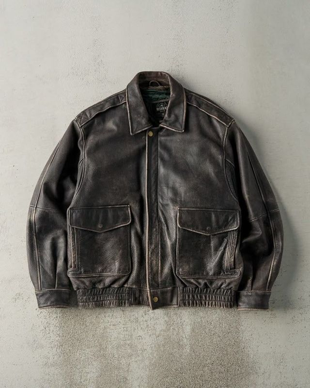 에이징 된 레더자켓 / 이미지 출처: 핀터레스트