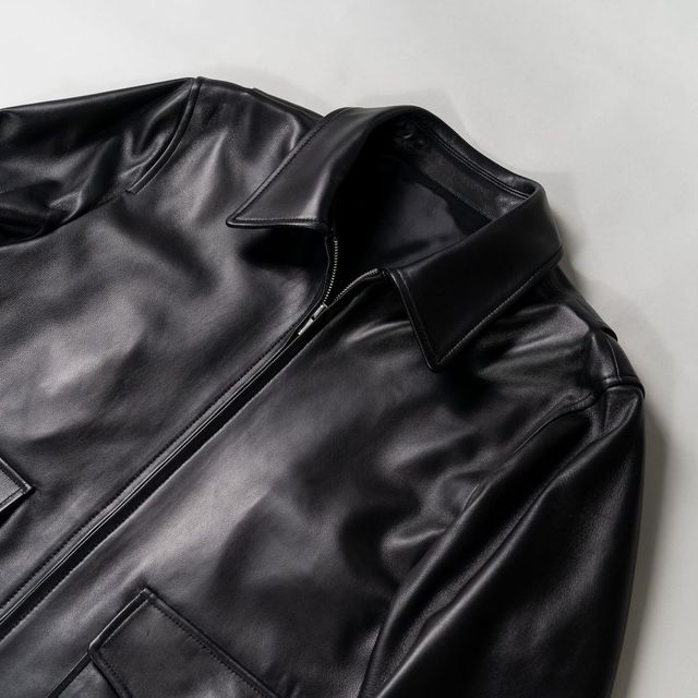 벌브 램스킨 레더 자켓 / 이미지 출처: 벌브 블로그