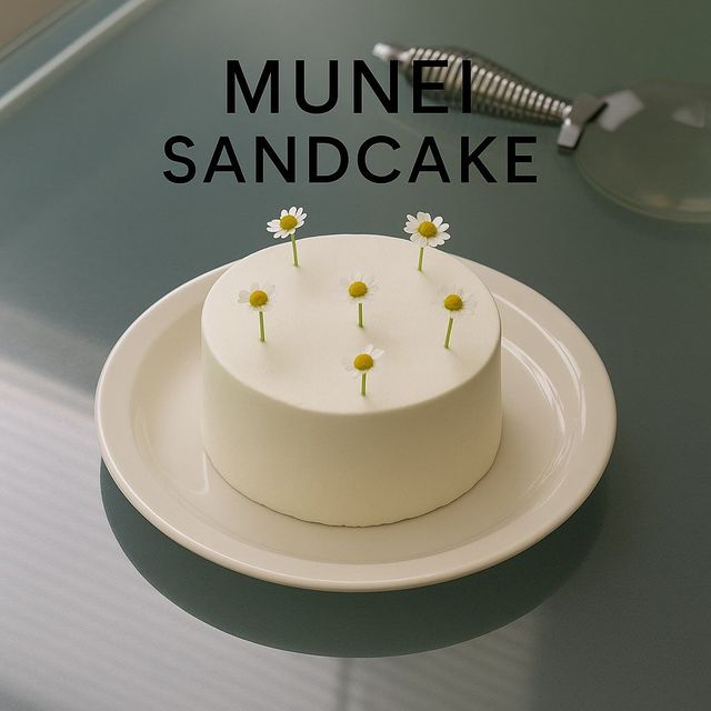 얼핏 보기에 평범한 생크림 케이크 같은 비주얼이다. / 출처: 무네이 카페 인스타그램