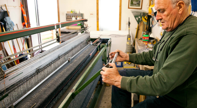 해리스트위드 원단 제작 과정 / 이미지 출처: 핀터레스트