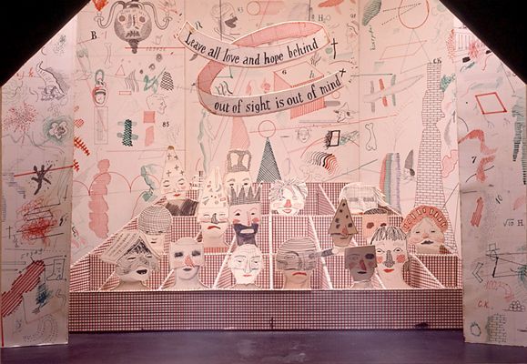 〈난봉꾼의 행보(The Rake's Progress)〉 무대 / 이미지 출처: David Hockney