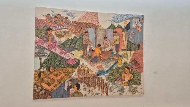 조민아 작가의 그림 / 이미지 출처: 필자 촬영